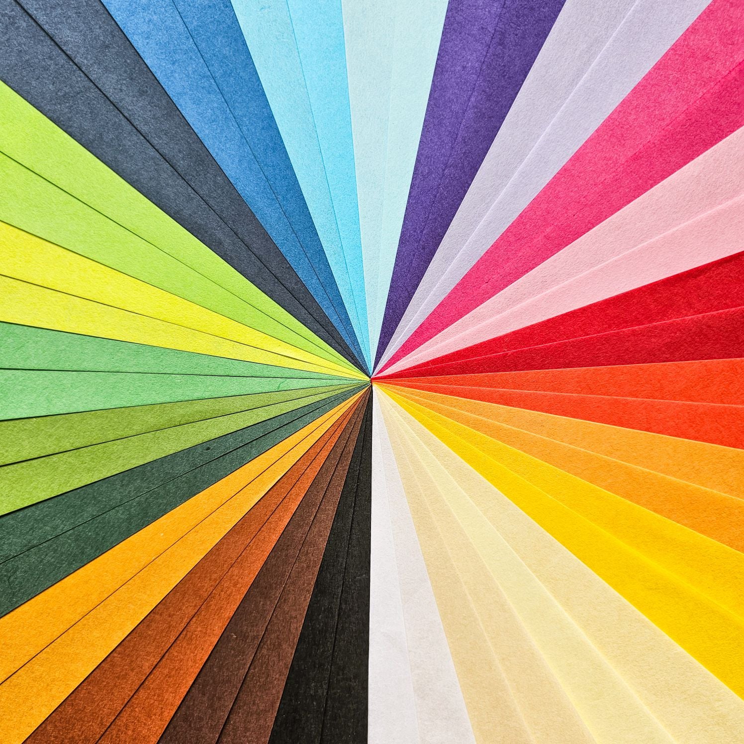 A4 Solid-colored Kozo Paper Pack (48 sheets, 24 designs) - Image 4