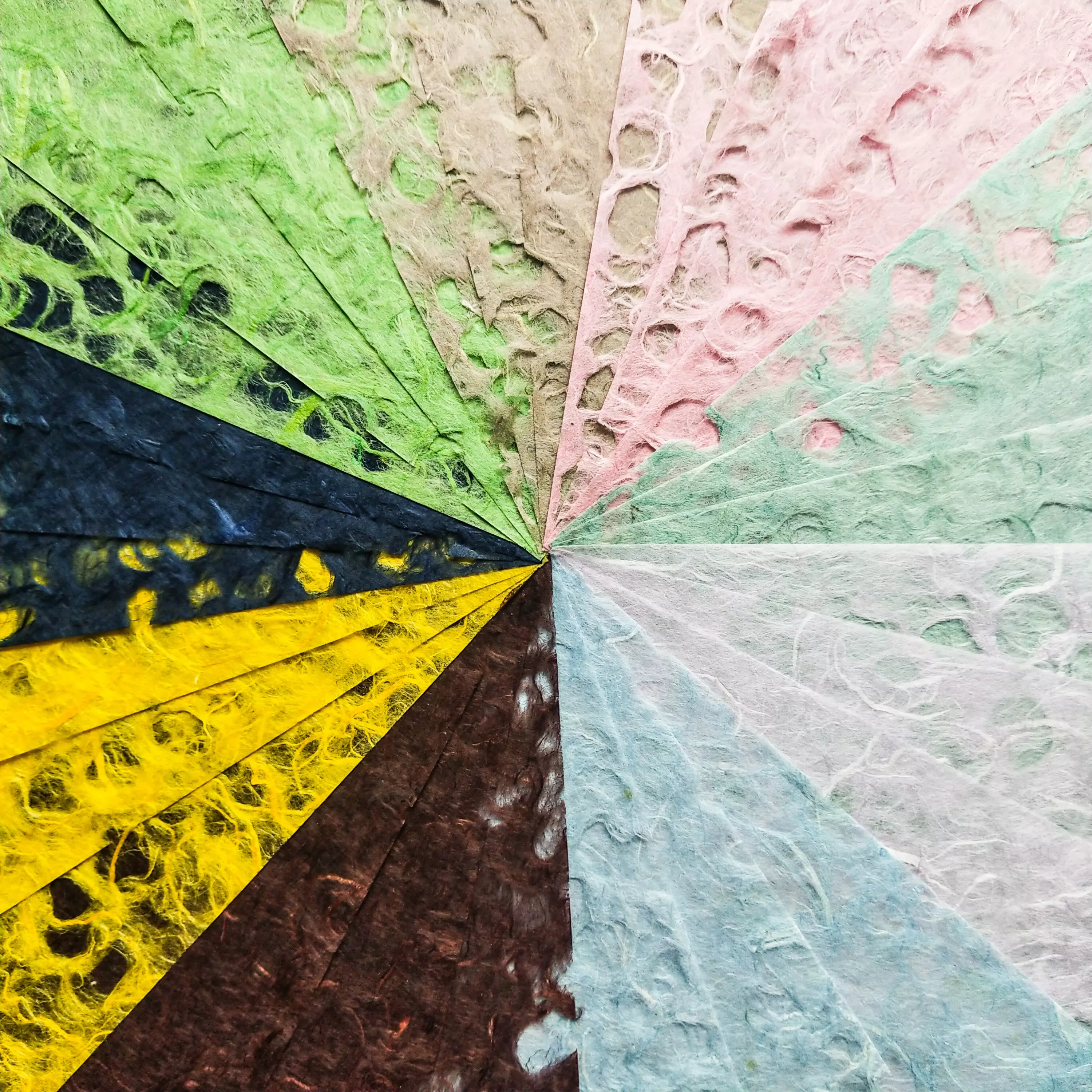 Assorted A4 Lace Kozo Paper Set 27 Sheets - Image 2