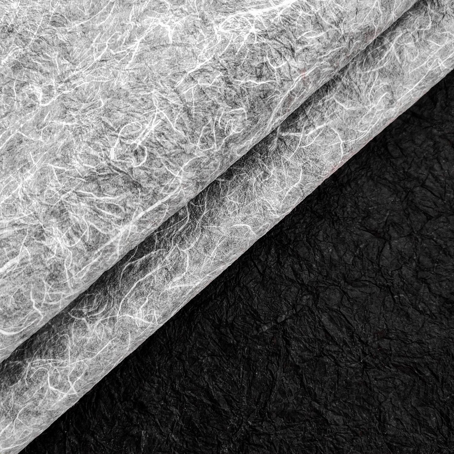 Double-sided Momigami Kozo Paper (Black and White) - Image 5