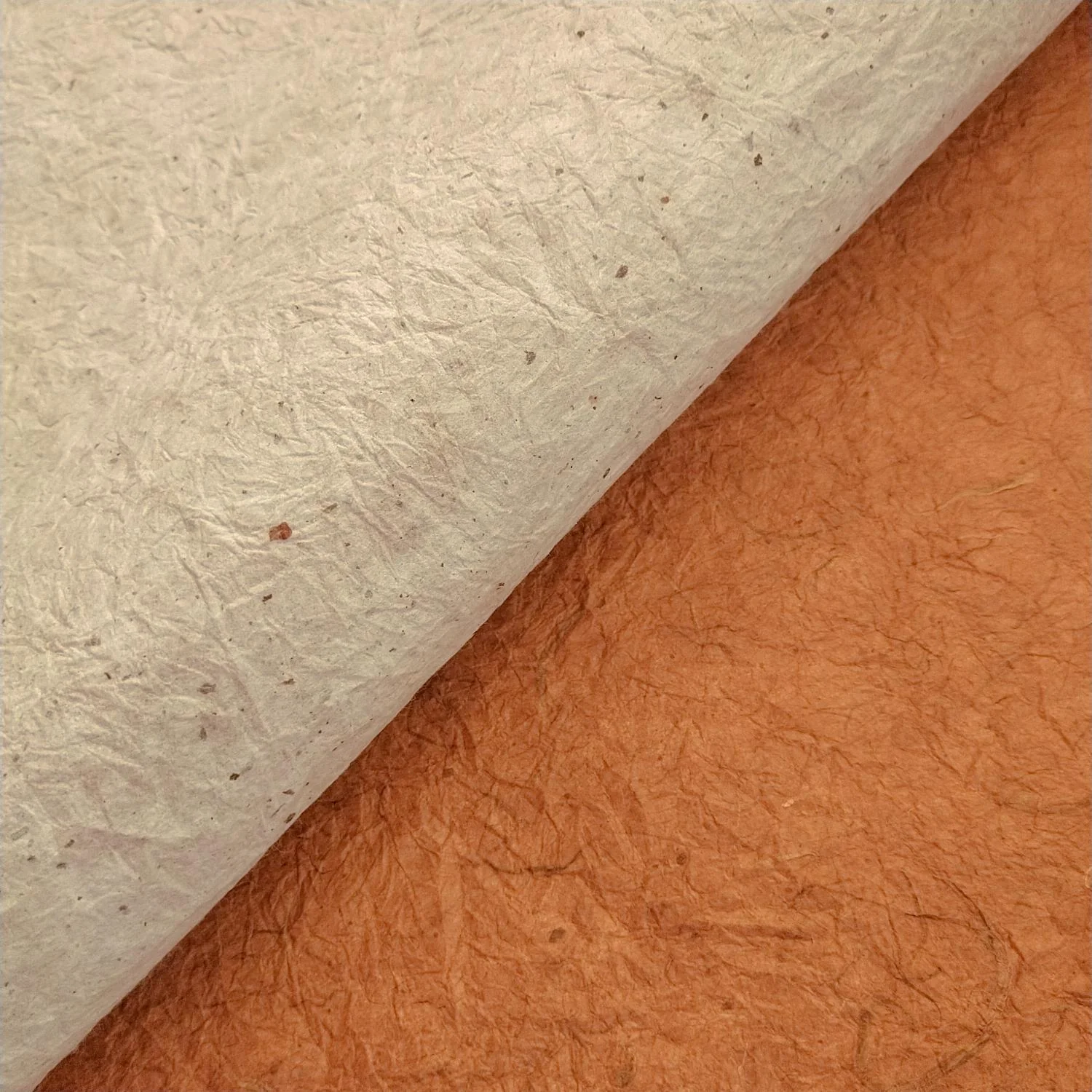 Double-sided Momigami Kozo Paper (Brown and Natural) - Image 4