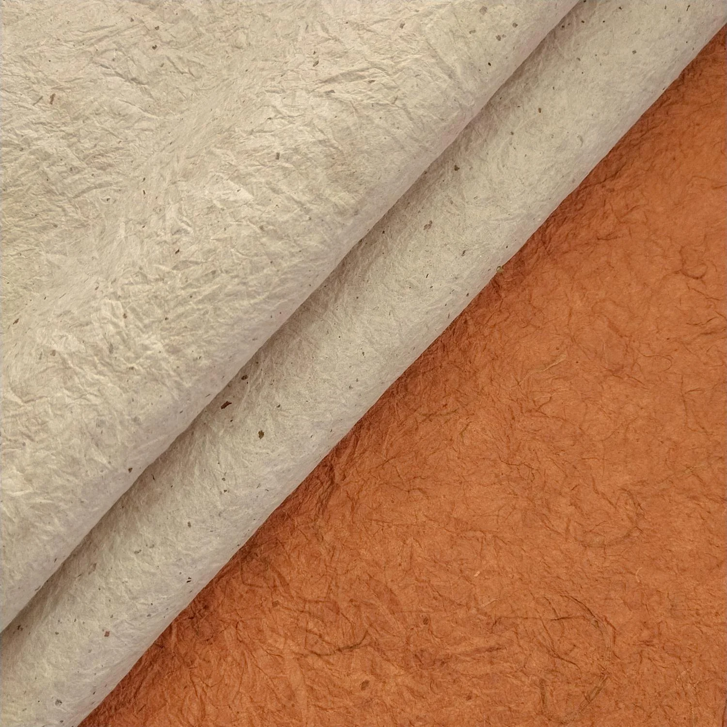 Double-sided Momigami Kozo Paper (Brown and Natural) - Image 5