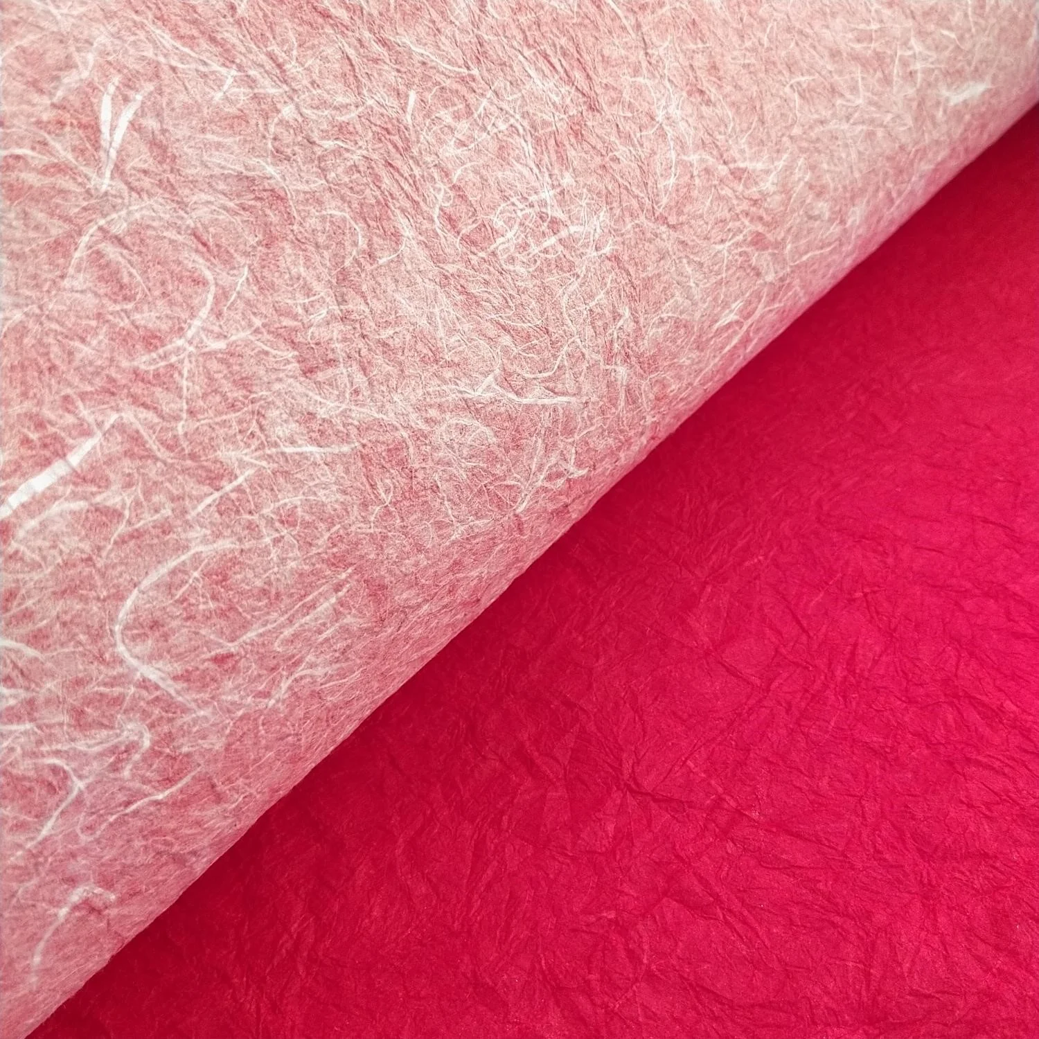 Double-sided Momigami Kozo Paper (White and Red) - Image 4