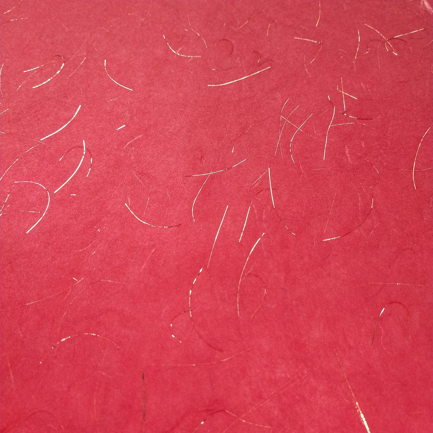 Golden Tinsel Unryu Kozo Paper (Cherry Red) - Image 3
