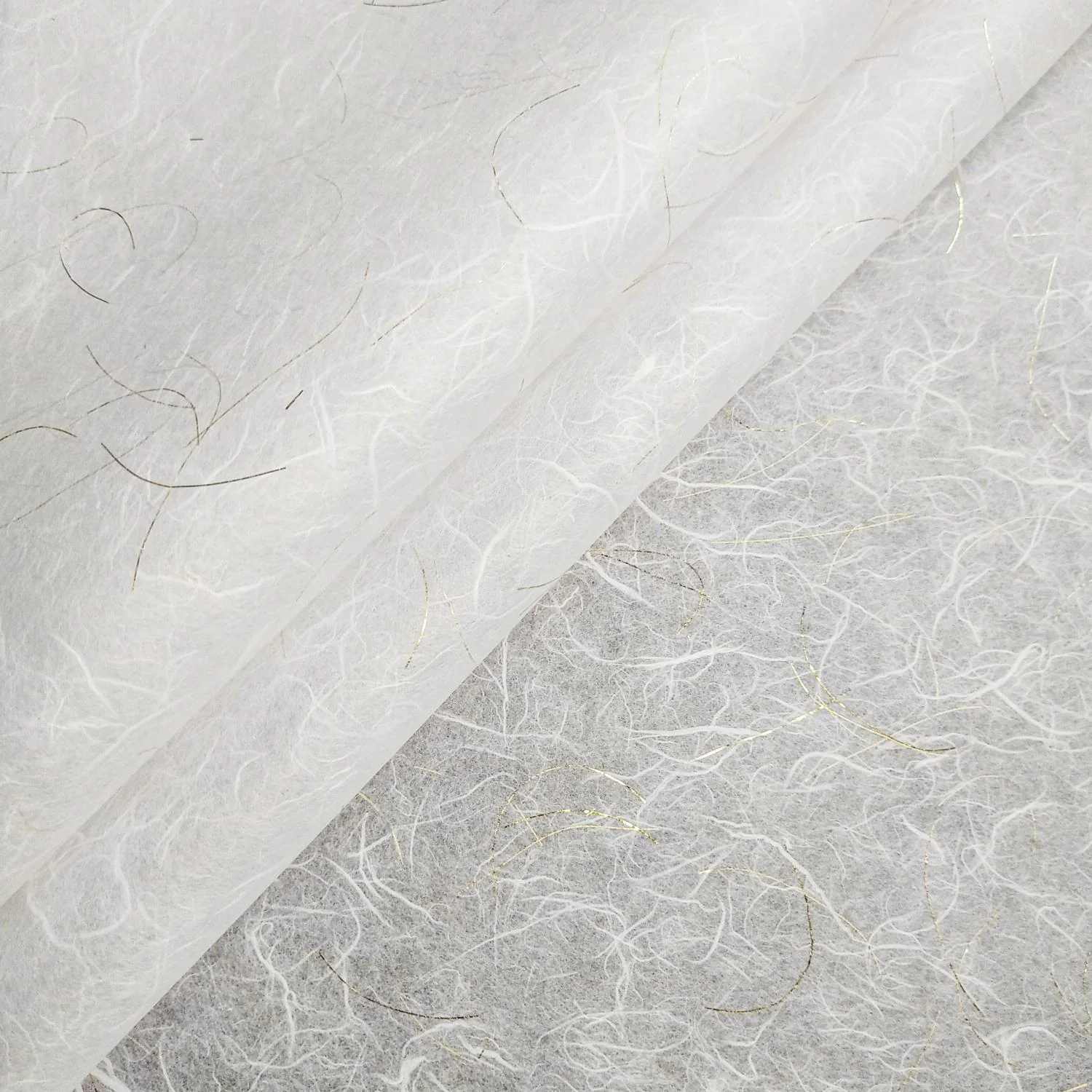 Golden Tinsel Unryu Kozo Paper (White)