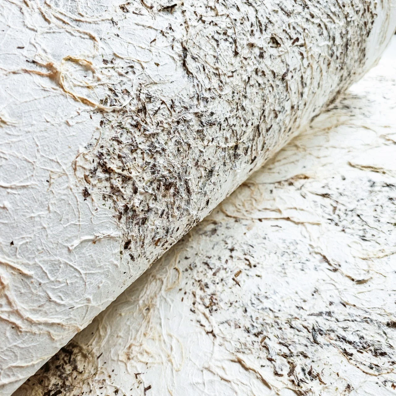 Handmade Earthy Harmony Kozo Paper (Chiri and White) - Image 4