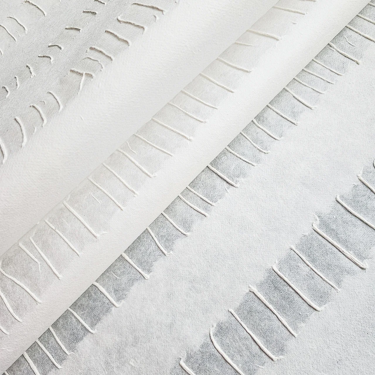 Handmade Fluo Kozo Paper (White) - Image 3
