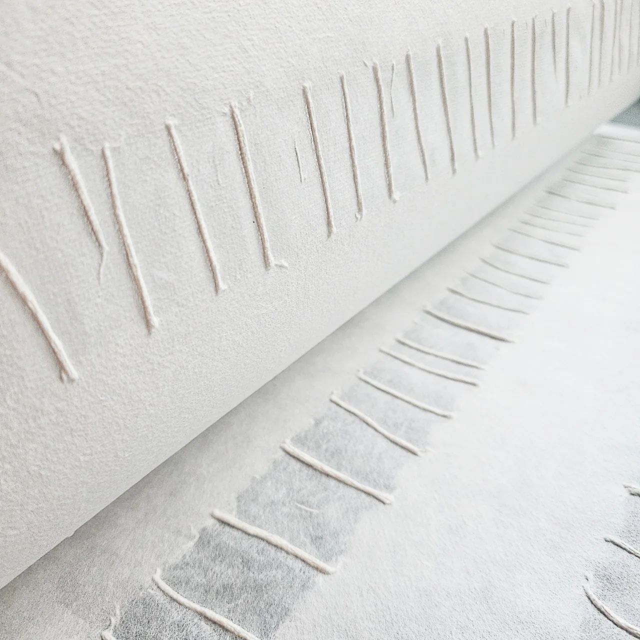 Handmade Fluo Kozo Paper (White) - Image 4
