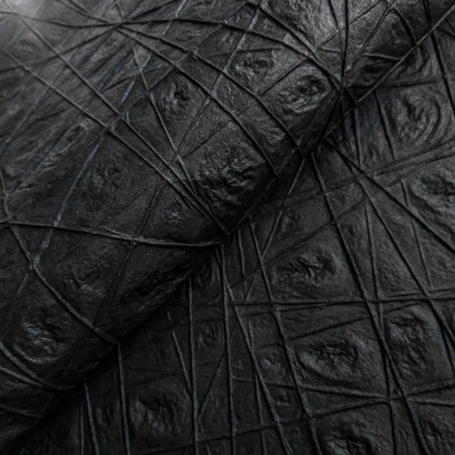 Handmade Interlace Kozo Paper (Black) - Image 5