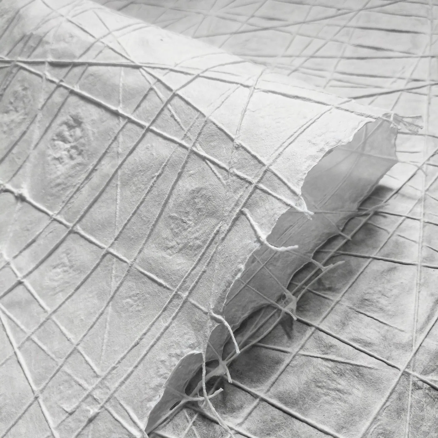 Handmade Interlace Kozo Paper (White) - Image 3