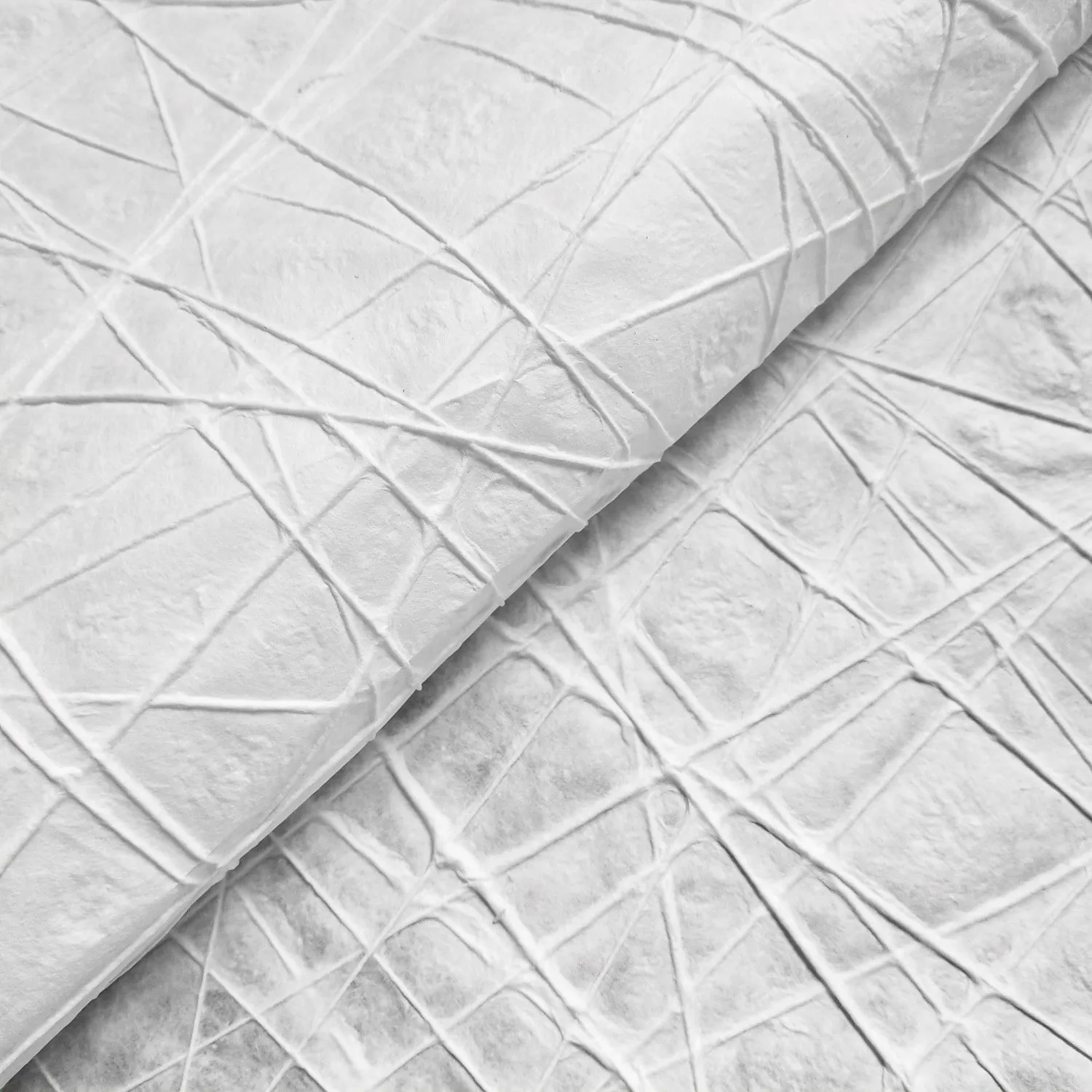 Handmade Interlace Kozo Paper (White) - Image 4