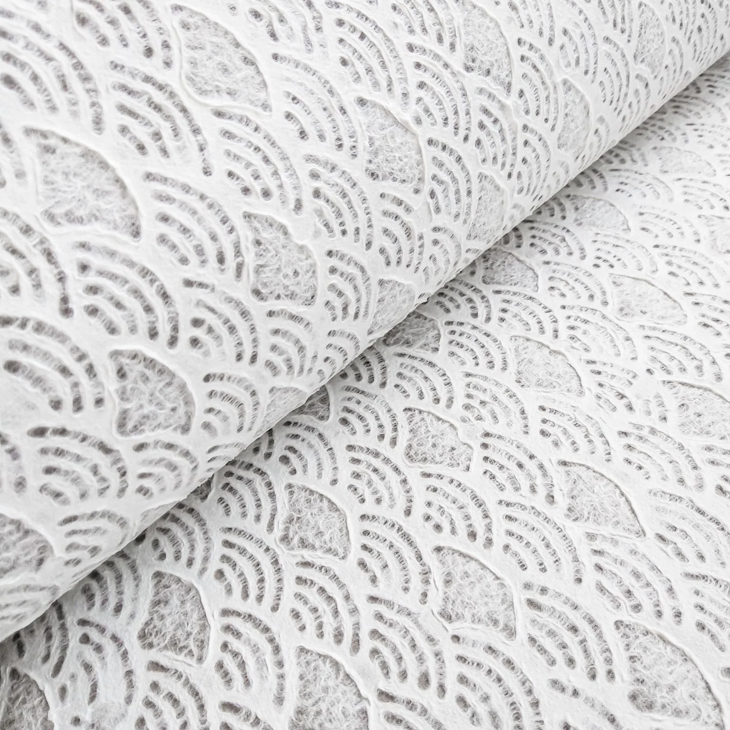 Handmade Lace Kozo Paper (Fan) - Image 6