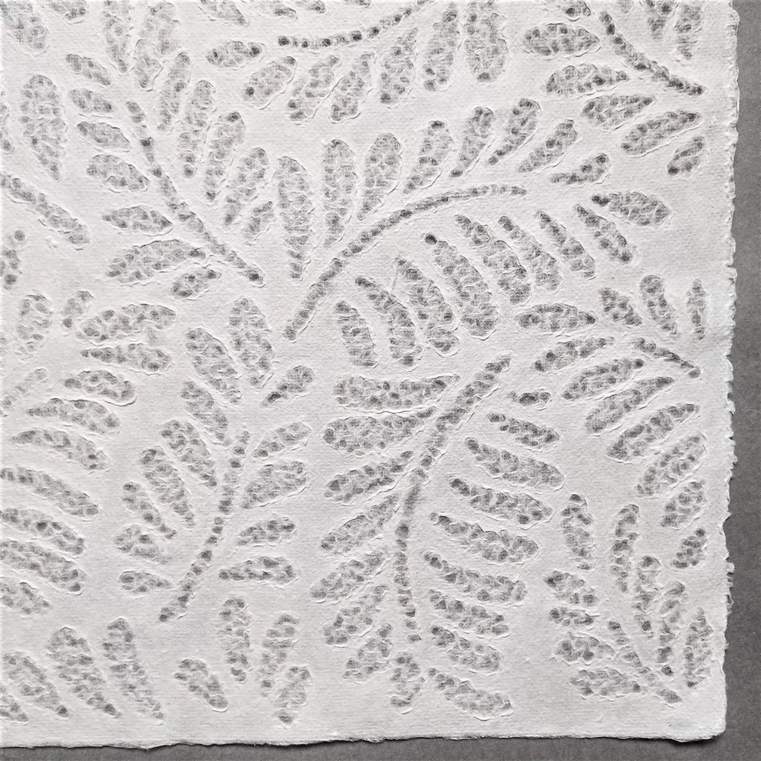 Handmade Lace Kozo Paper (Fern) - Image 4