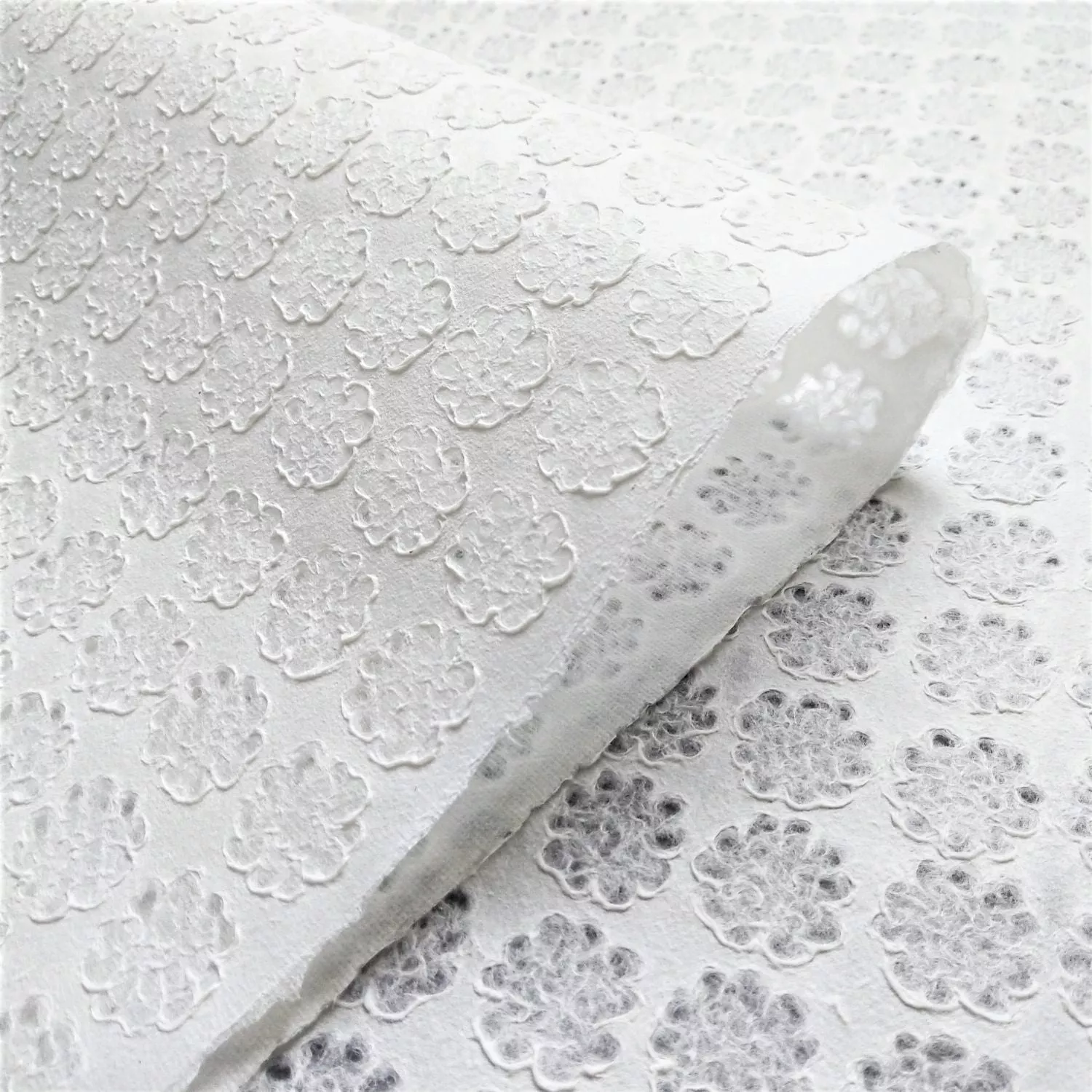 Handmade Lace Kozo Paper (Floret) - Image 5