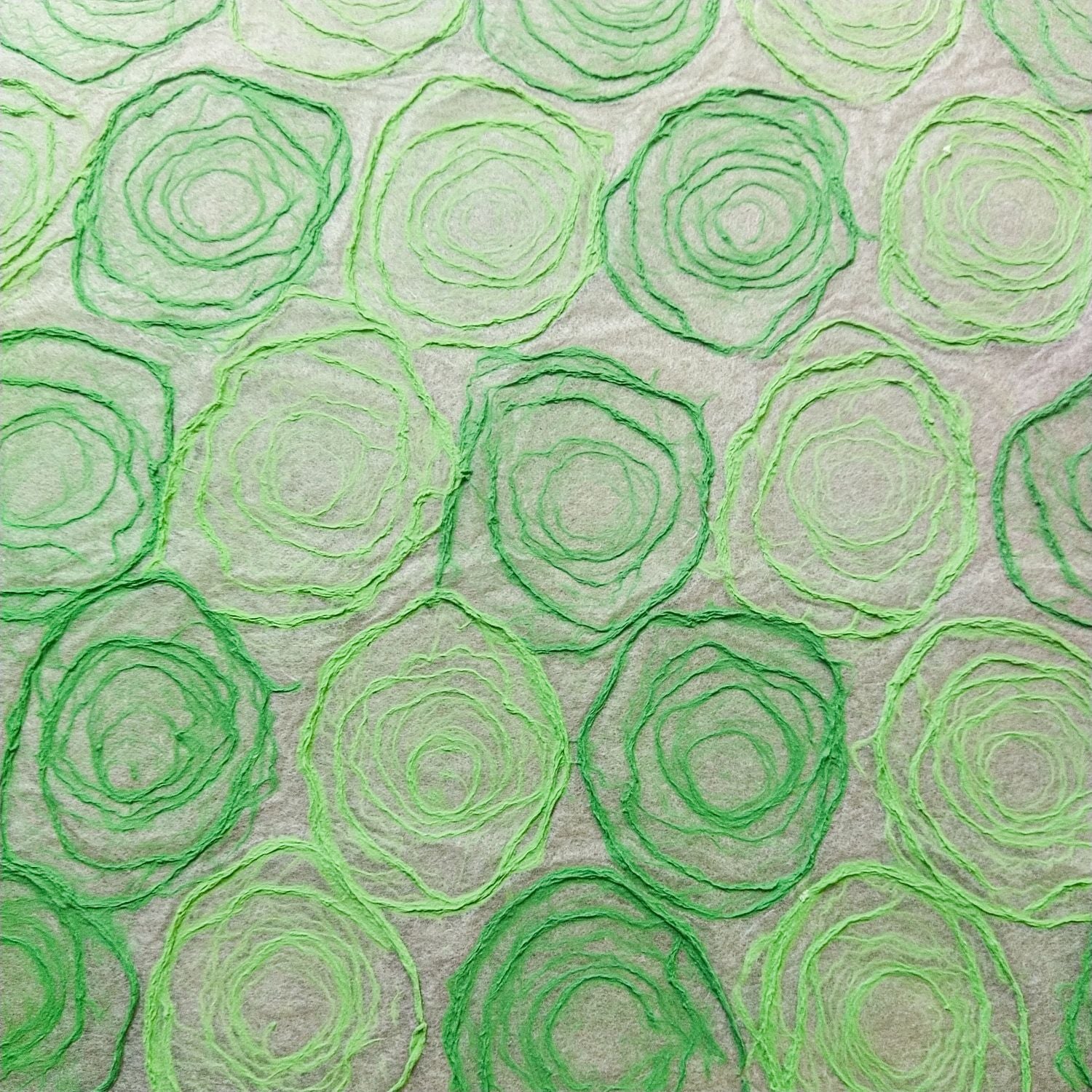 Handmade Rose Kozo Paper (Green and Light Green) - Image 4