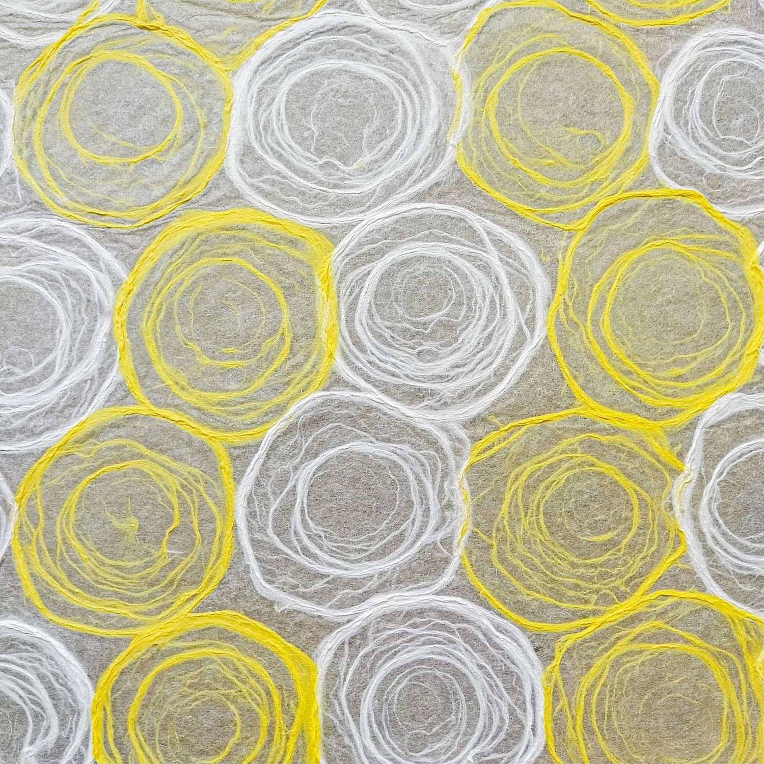 Handmade Rose Kozo Paper (Yellow and White) - Image 3