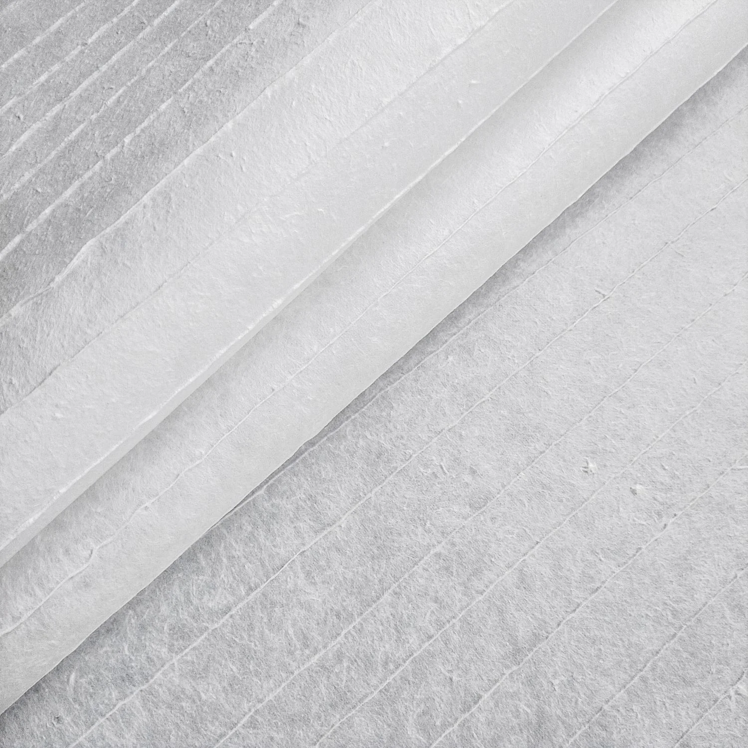 Handmade Stripe Marking Kozo Paper (White) - Image 3