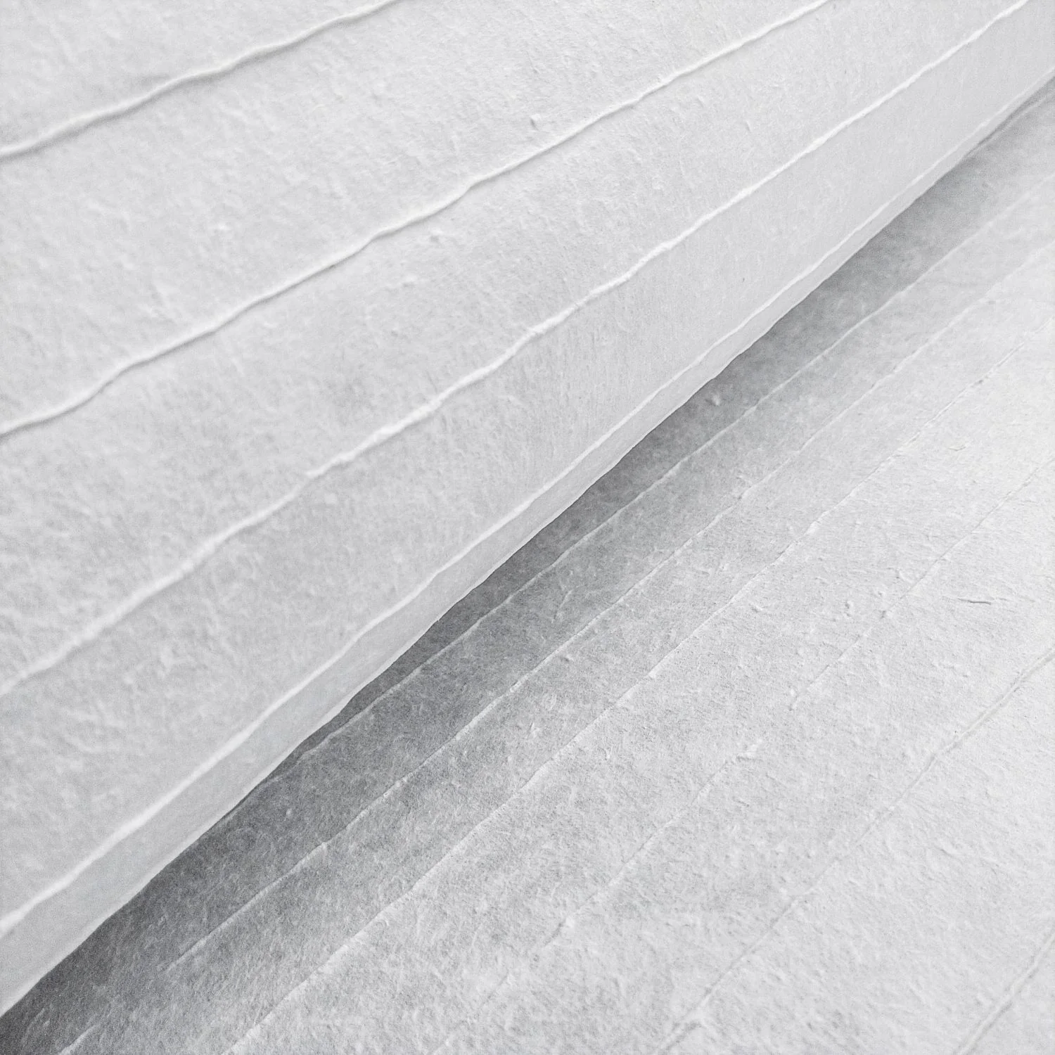 Handmade Stripe Marking Kozo Paper (White) - Image 5