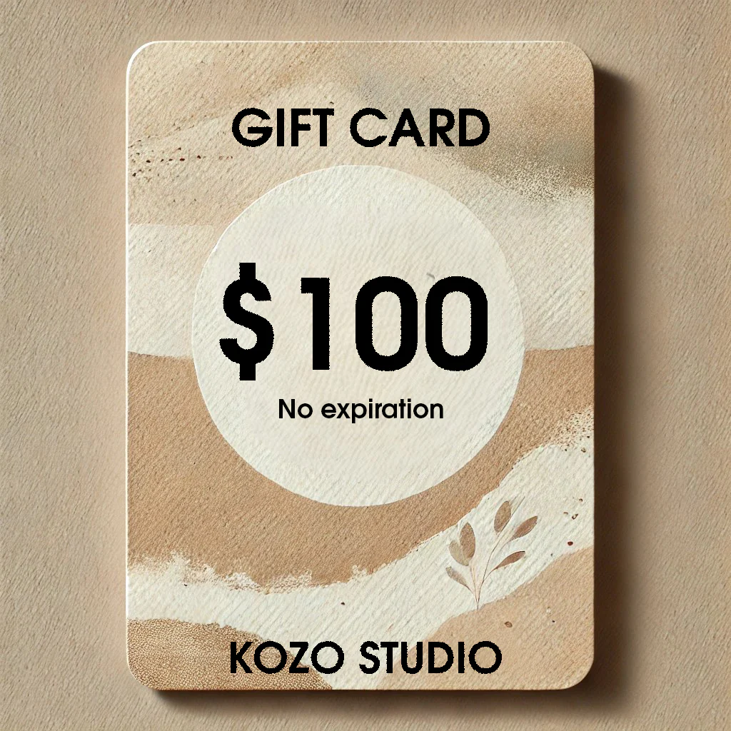 Kozo Studio Gift Card: Share the Gift of Creativity - Image 3