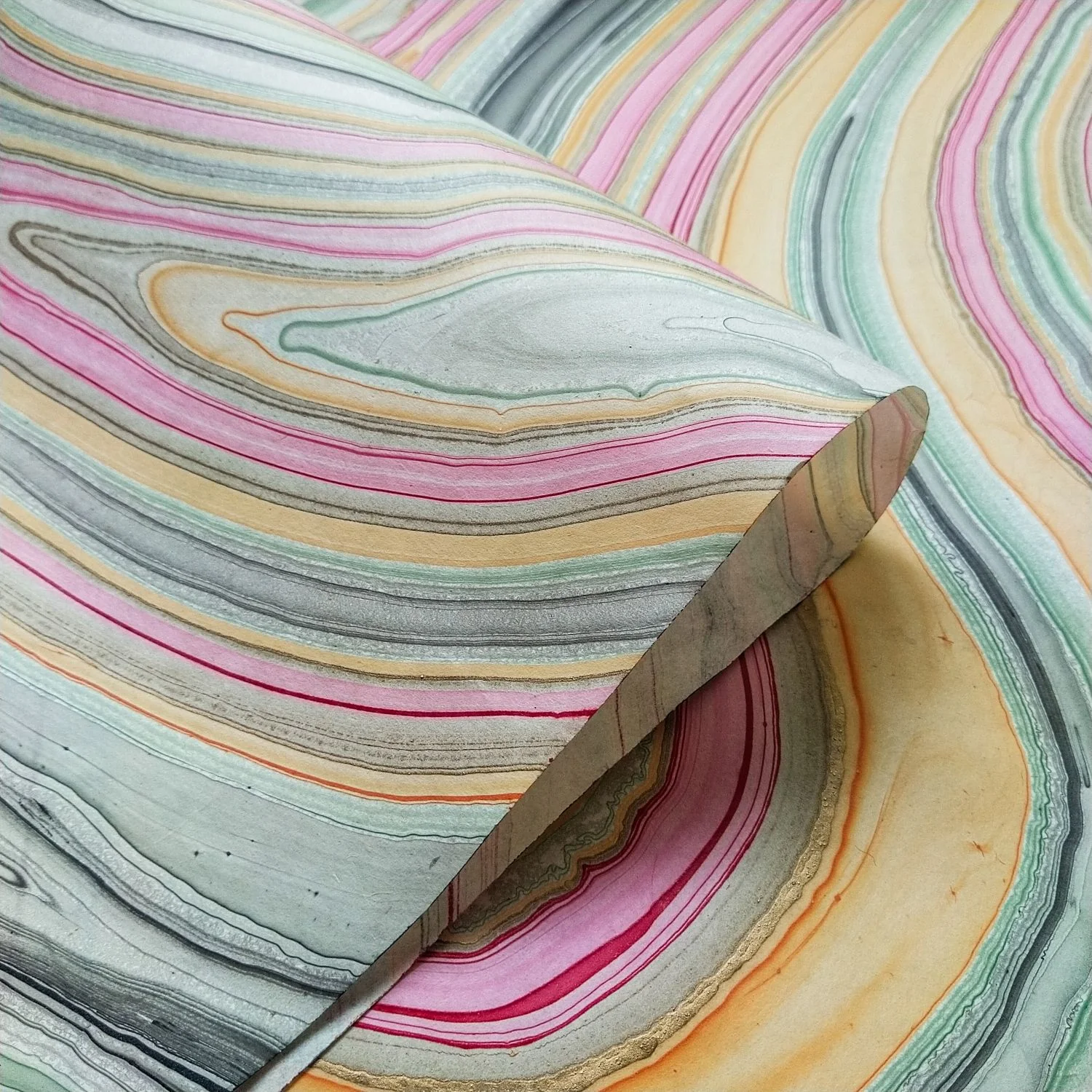 Marble Kozo Paper - Design 6 - Image 3