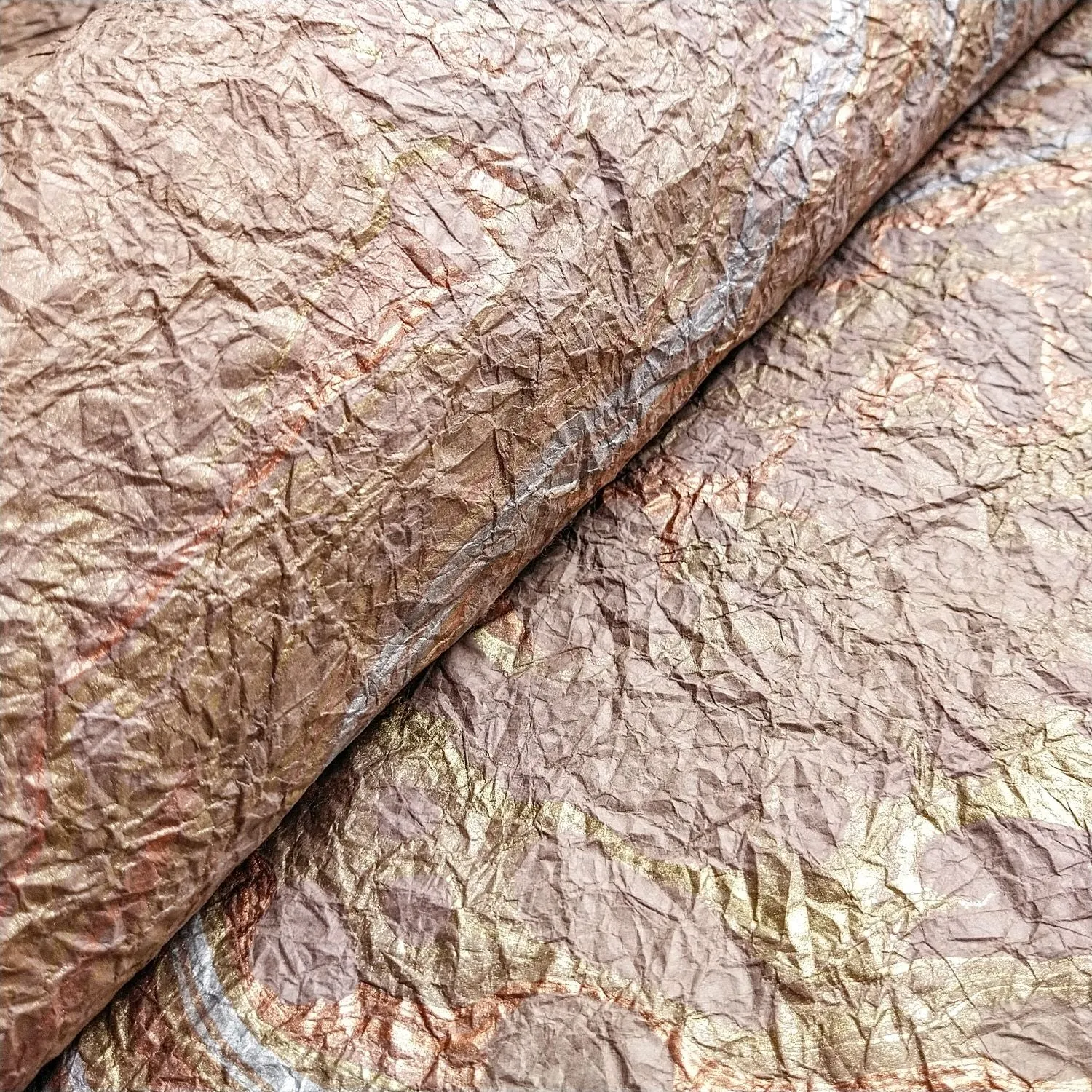 Milano Kozo Paper - Design 11 (Taupe) - Image 5