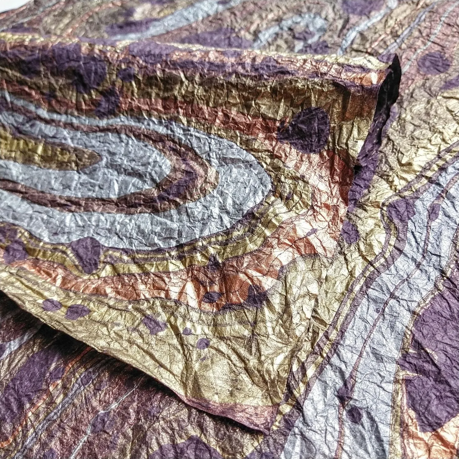Milano Kozo Paper - Design 12 (Purple) - Image 3