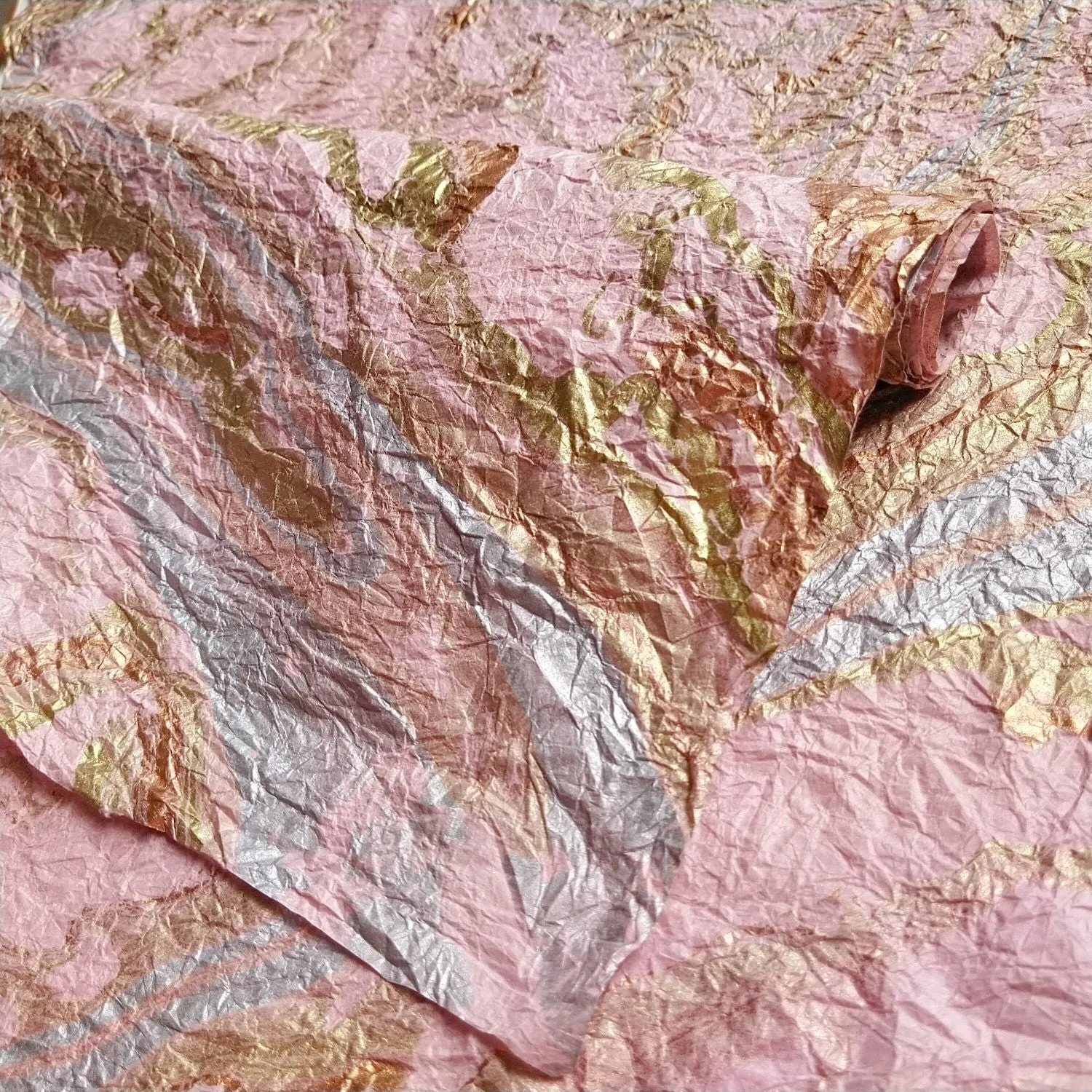 Milano Kozo Paper - Design 15 (Pink) - Image 3
