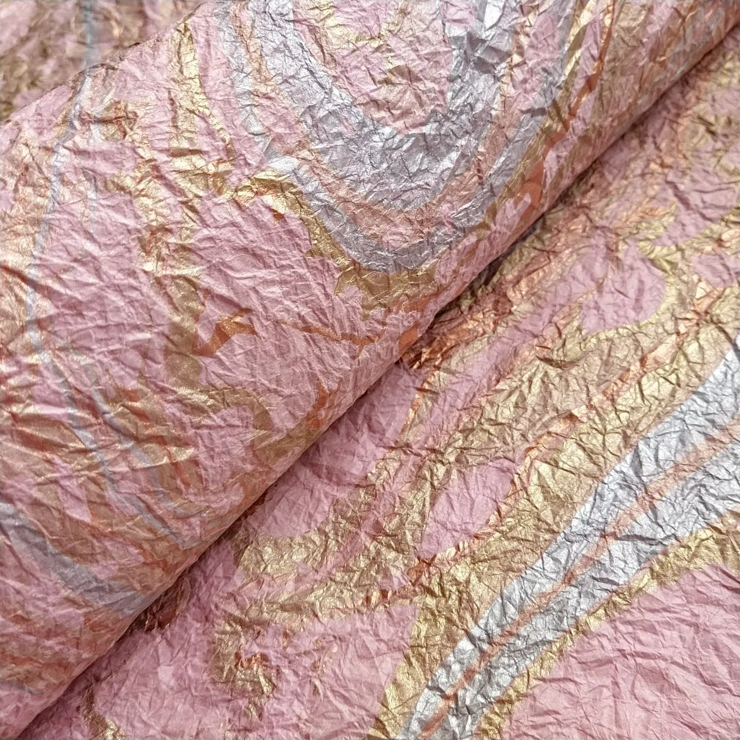 Milano Kozo Paper - Design 15 (Pink) - Image 5