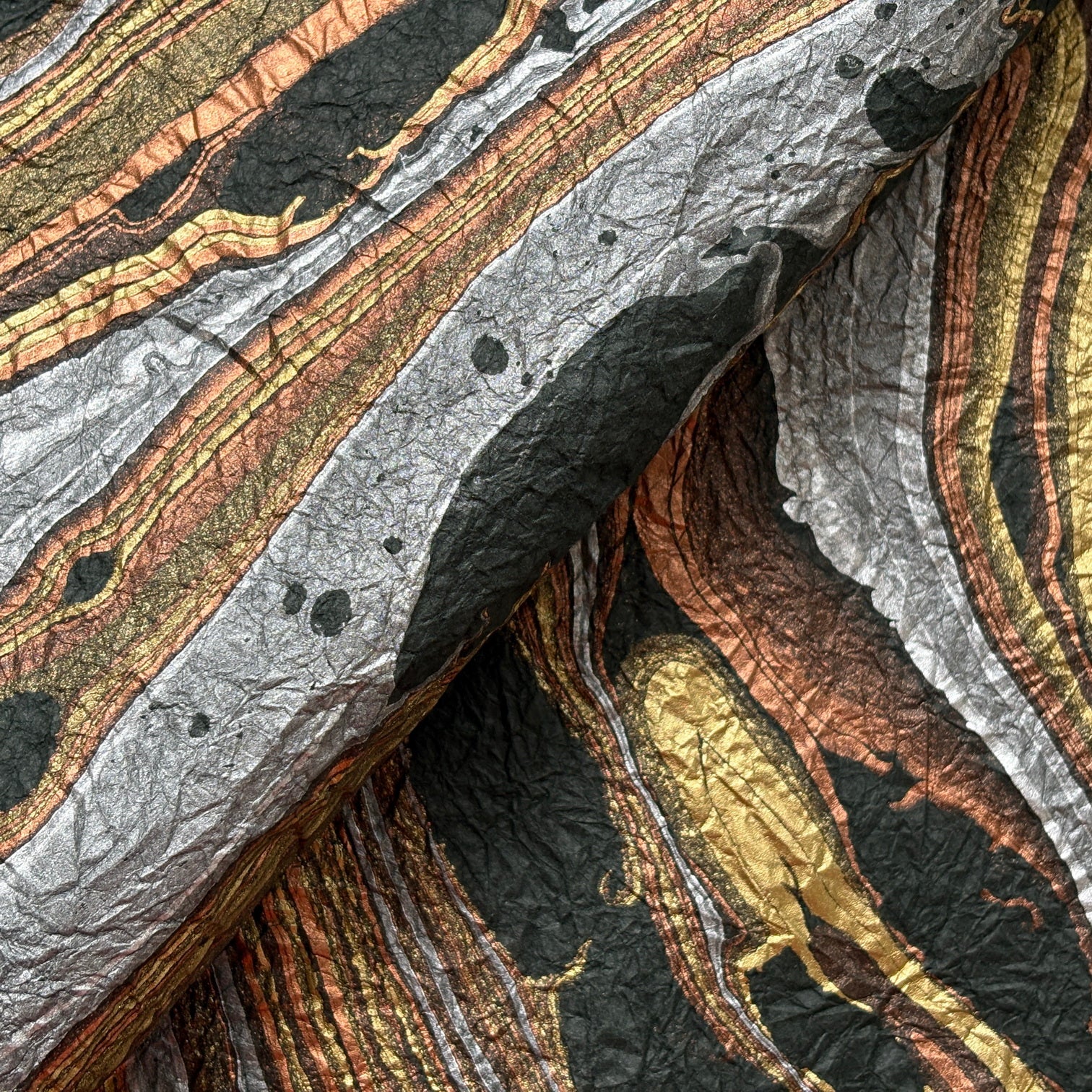 Milano Kozo Paper - Design 9 (Green) - Image 5