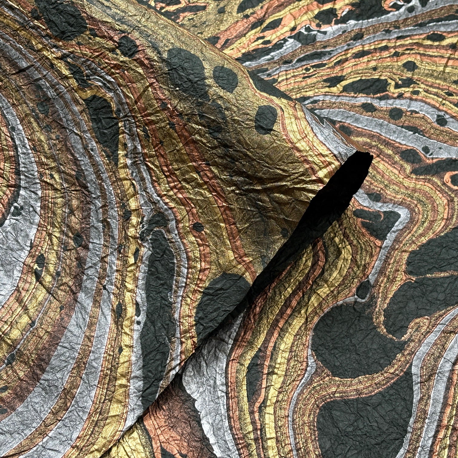 Milano Kozo Paper - Design 9 (Green) - Image 6