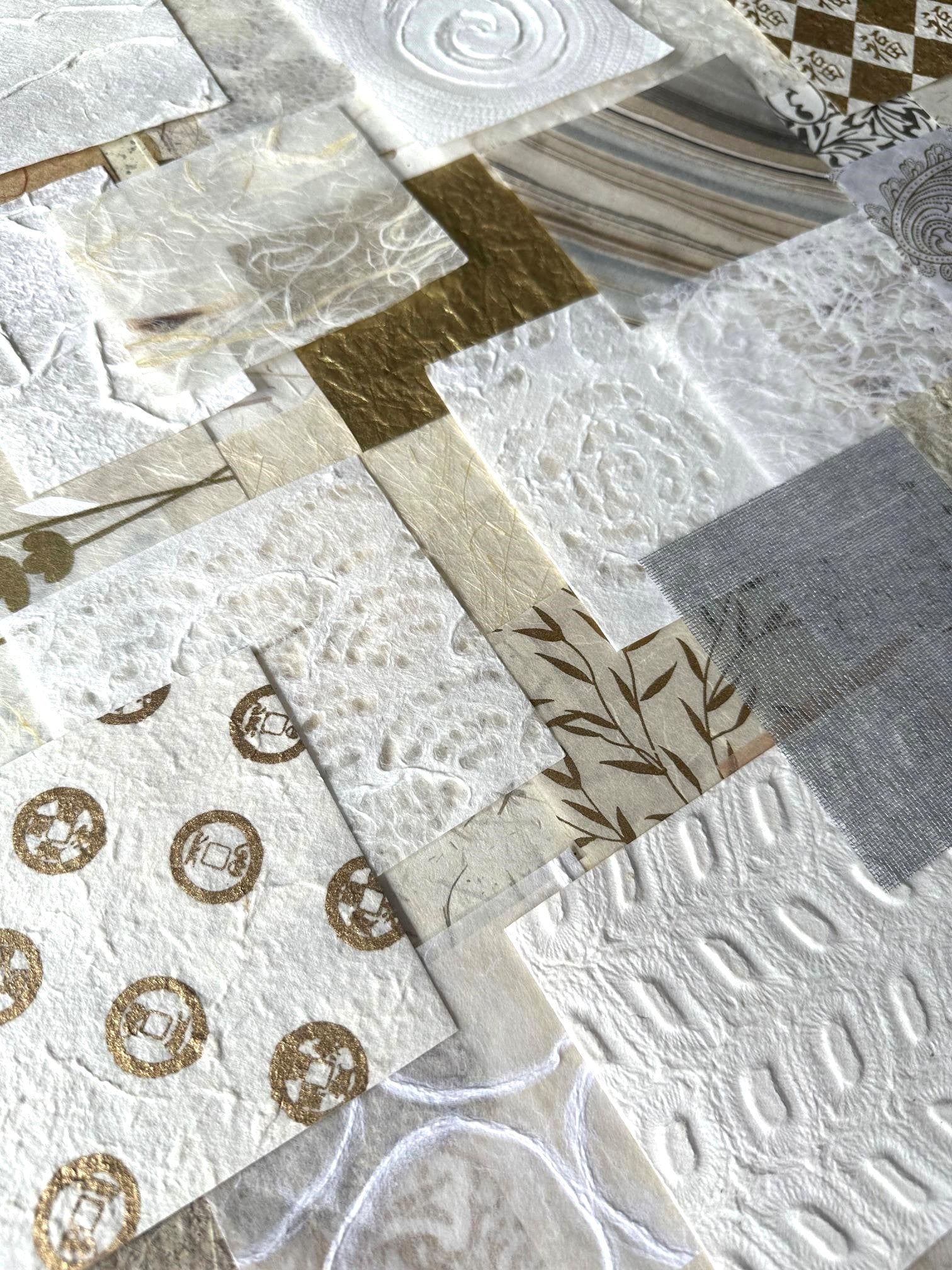 Mulberry Paper Scrap Pack (100 Pieces) - Golden Harvest - Image 4