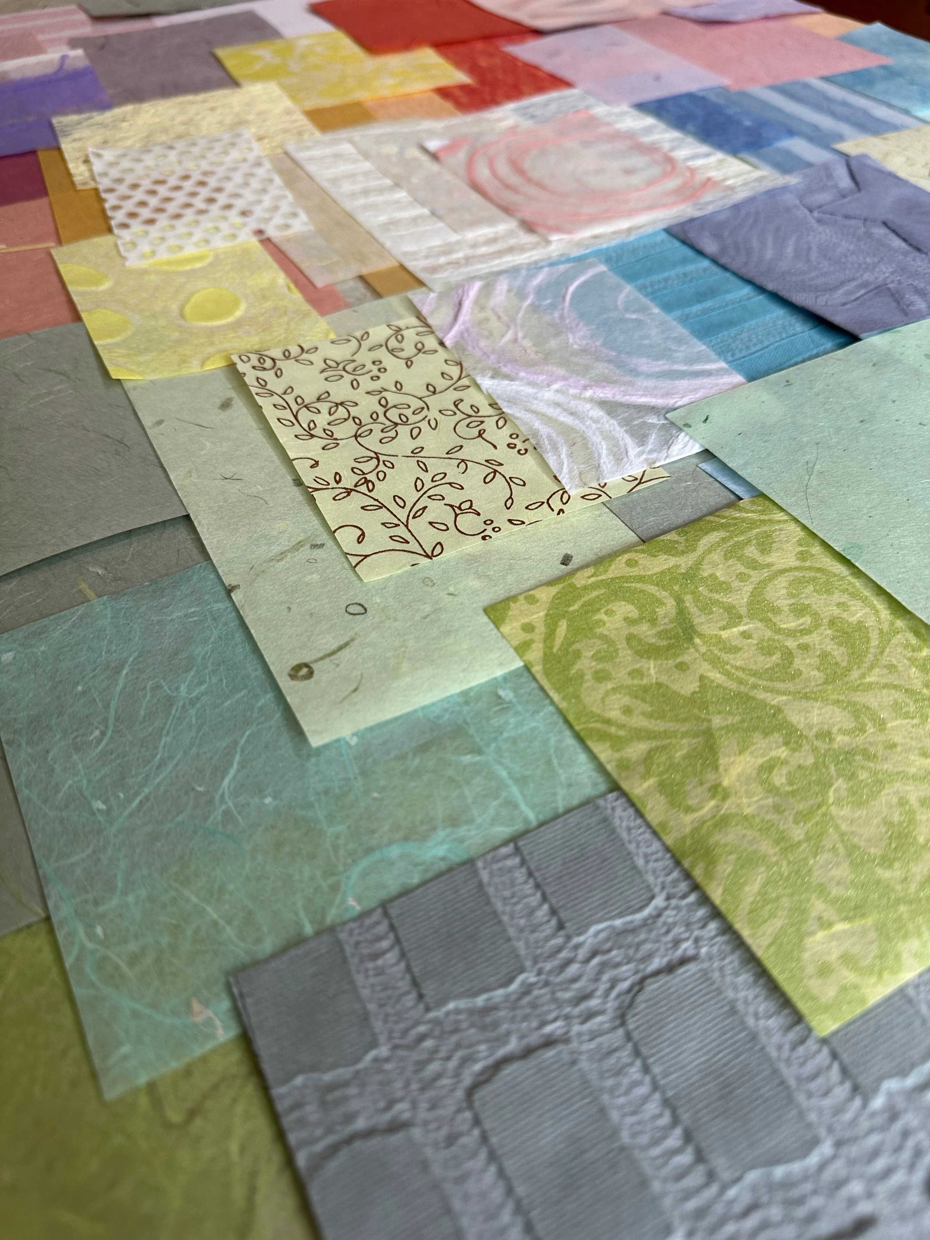 Mulberry Paper Scrap Pack (100 Pieces) - Spring Pastel - Image 5