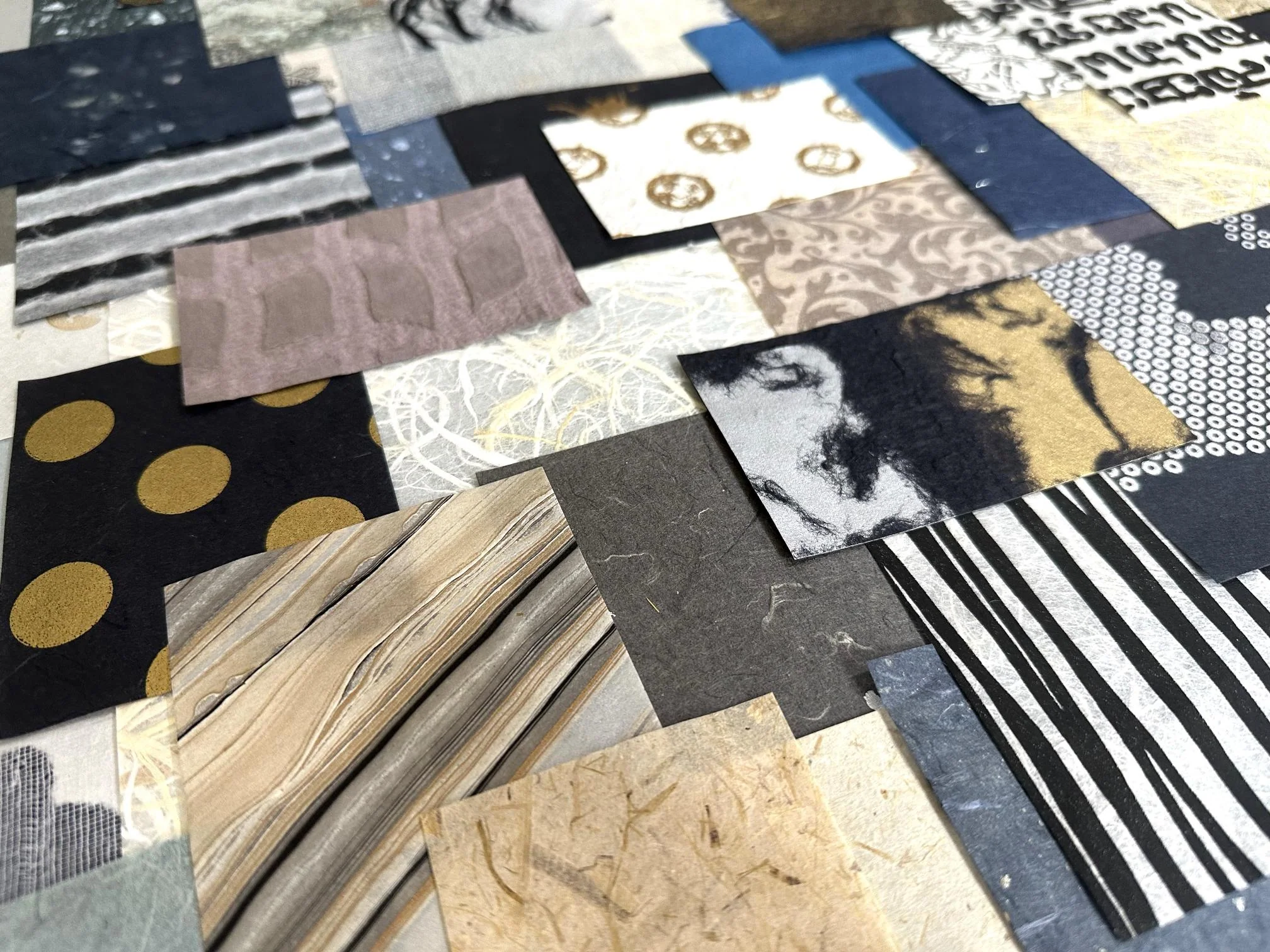 Mulberry Paper Scrap Pack (100 Pieces) - Winter Solace - Image 4