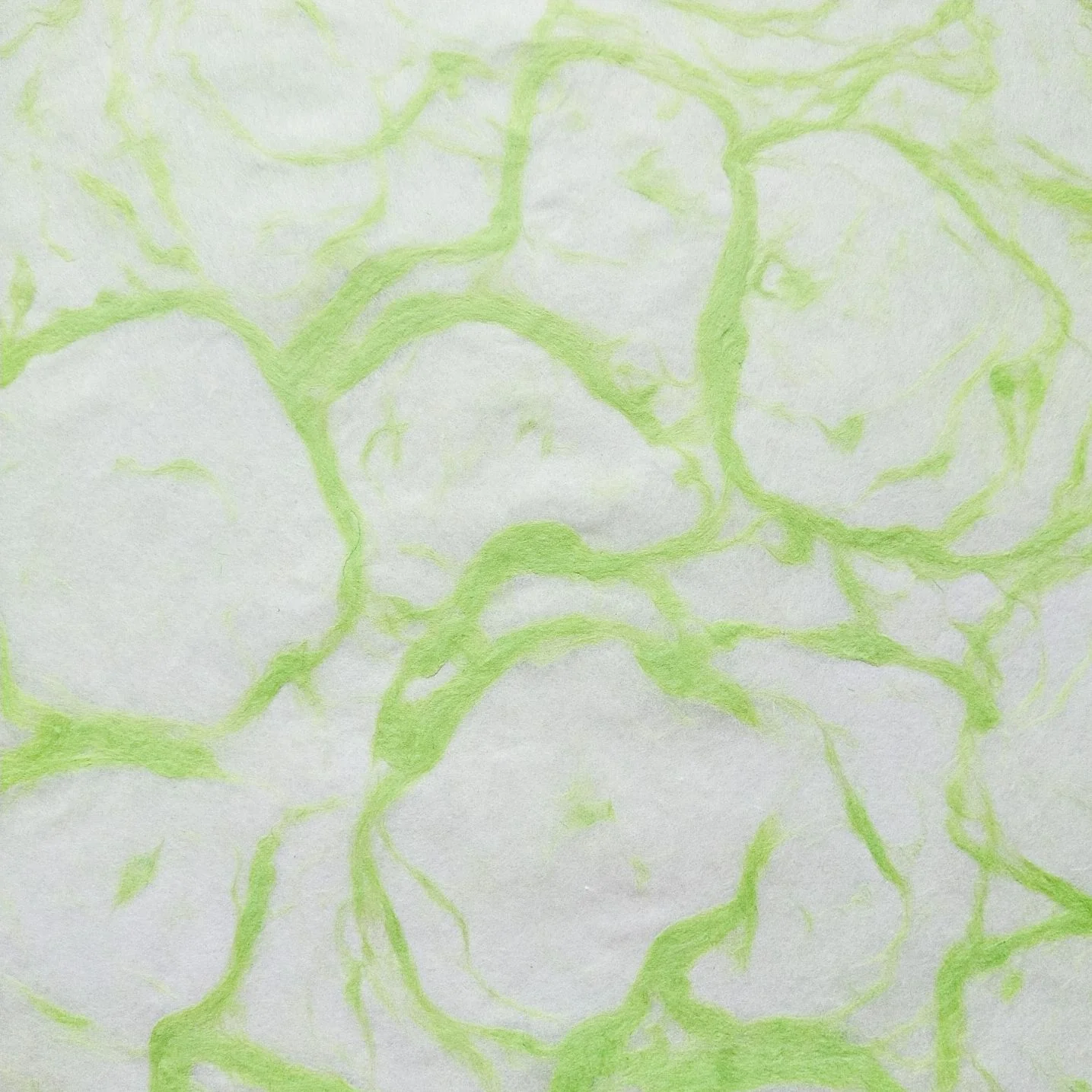 Ripple Kozo Paper (Green on White) - Image 3