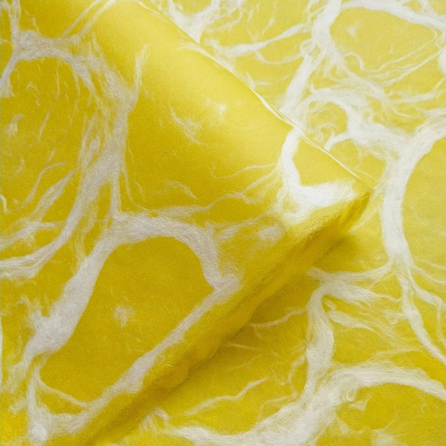 Ripple Kozo Paper (White on Yellow) - Image 4