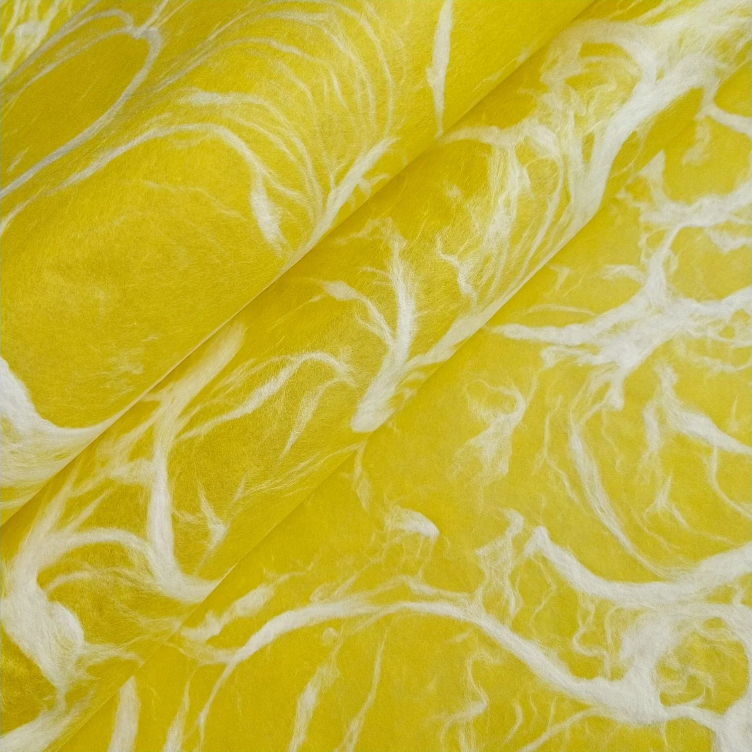 Ripple Kozo Paper (White on Yellow) - Image 5