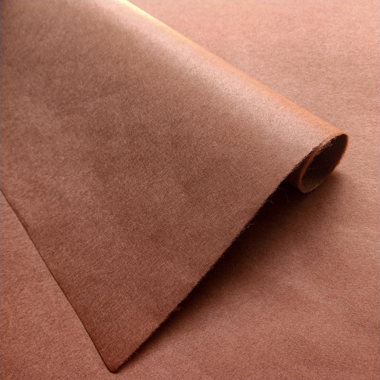 Solid-Colored Kozo Paper (Amber Brown) - Image 2