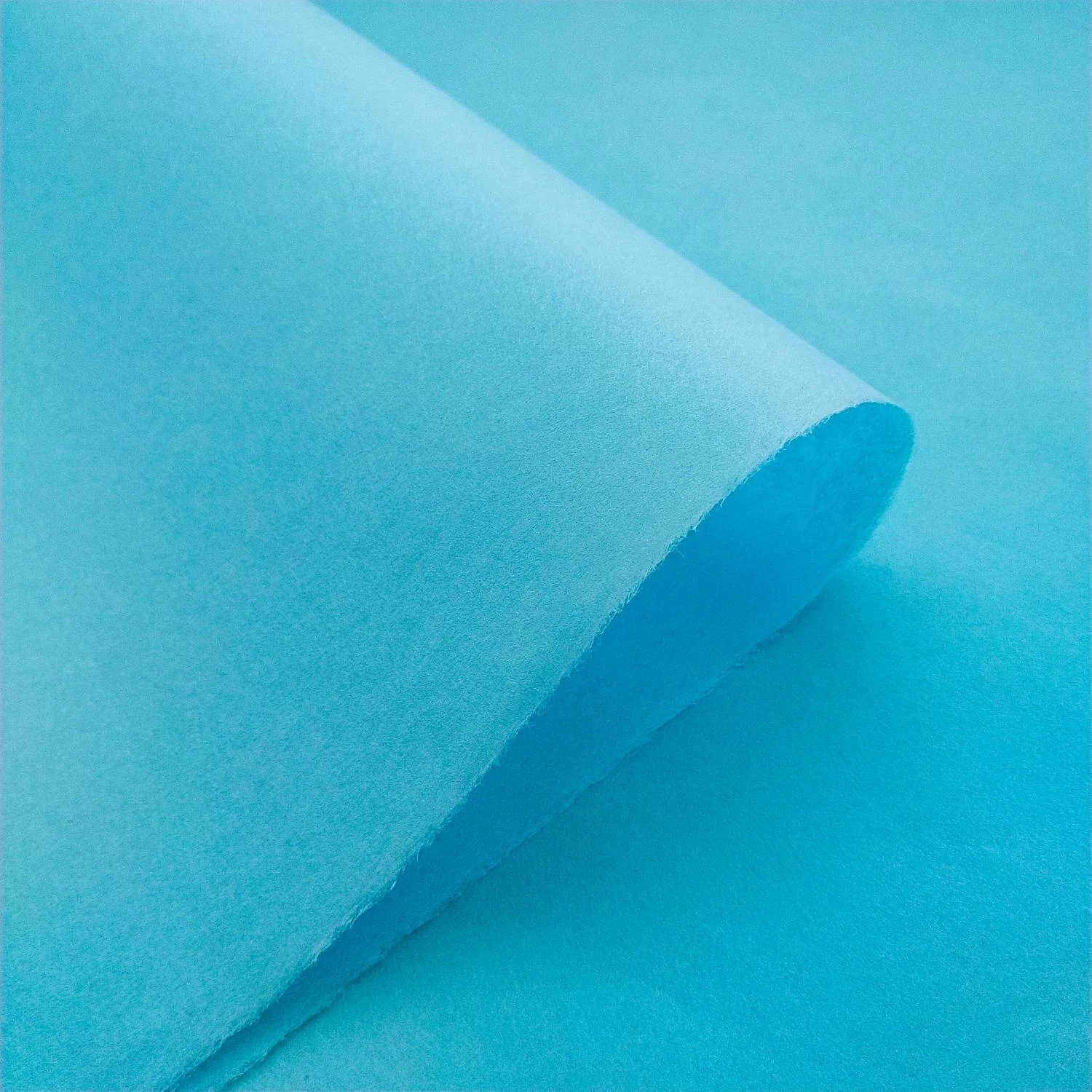 Solid-Colored Kozo Paper (Atoll Blue) - Image 4