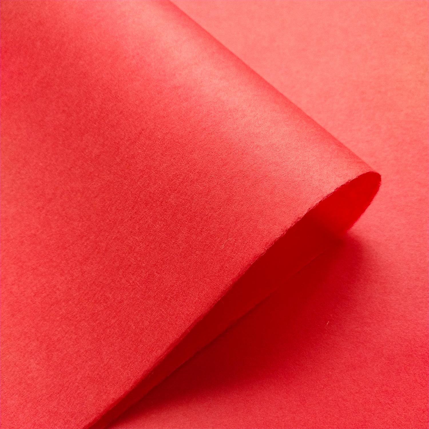 Solid-Colored Kozo Paper (Cherry Red) - Image 4