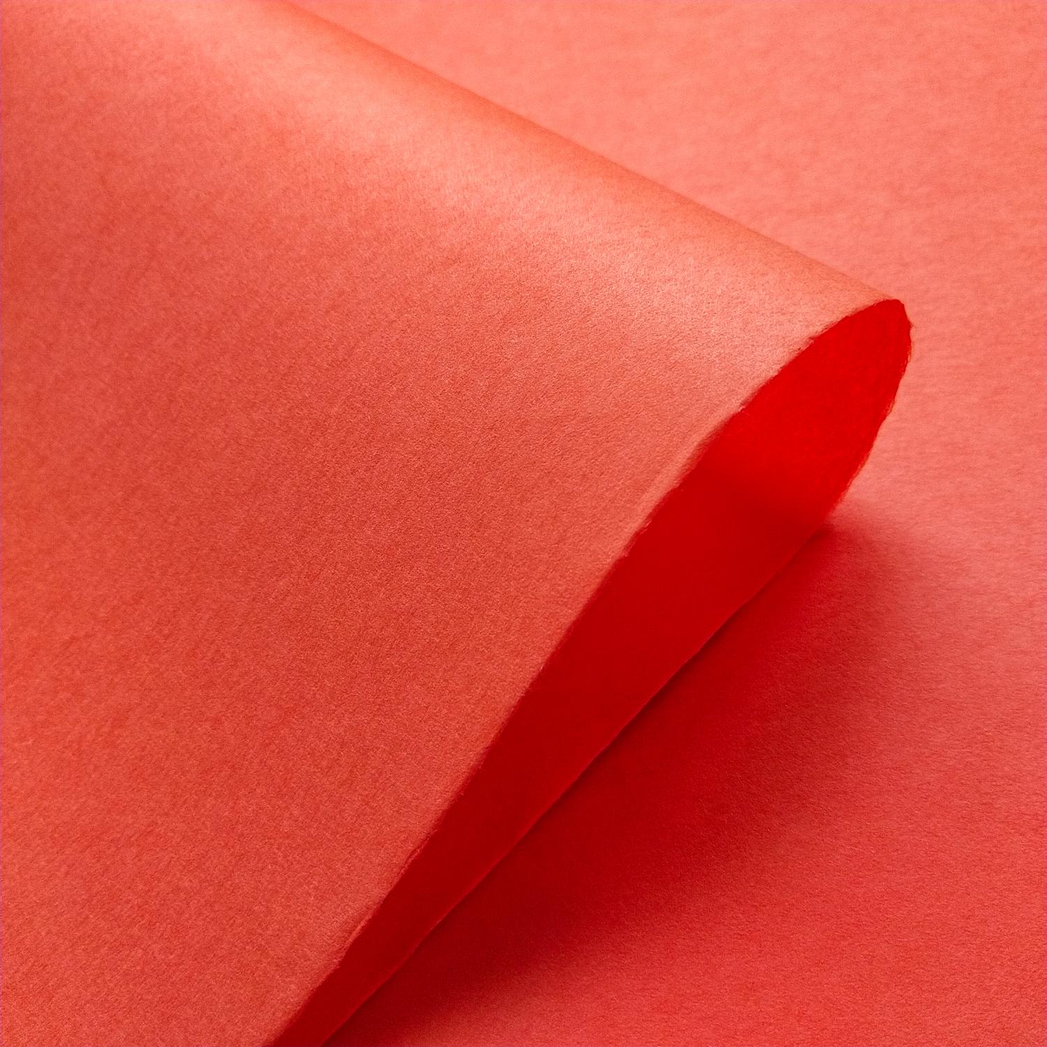 Solid-Colored Kozo Paper (Nasturtium) - Image 4