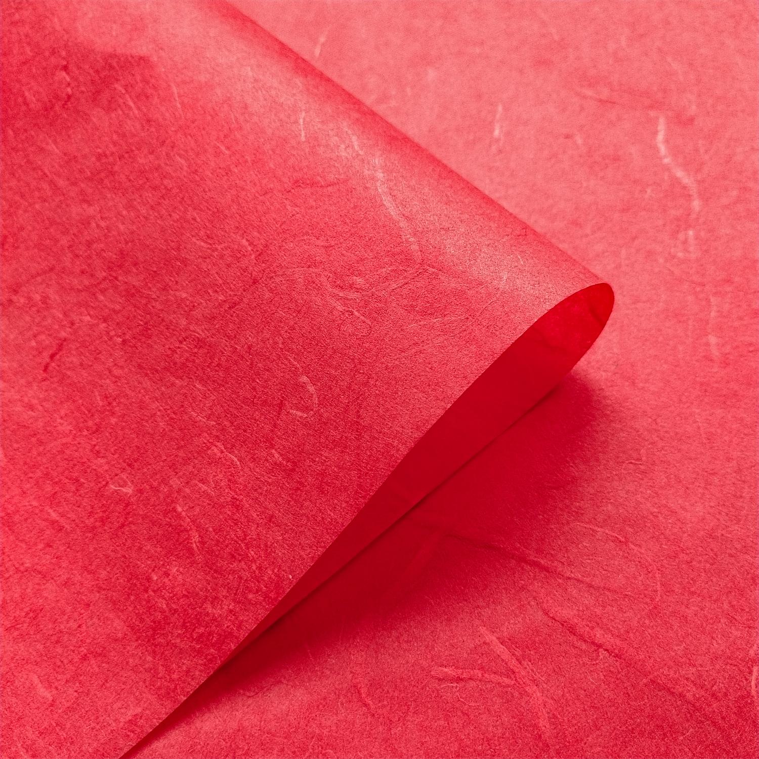 Unryu Kozo Paper (Cherry Red) - Image 4