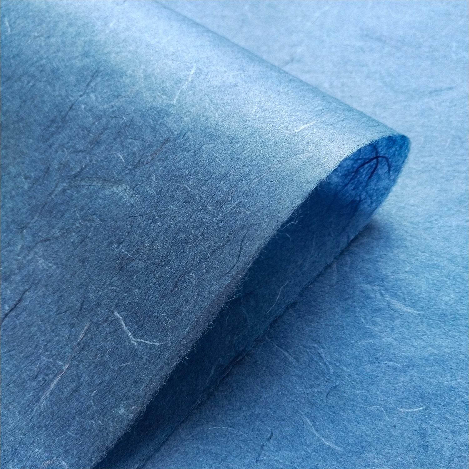 Unryu Kozo Paper (Cobalt Blue) - Image 4