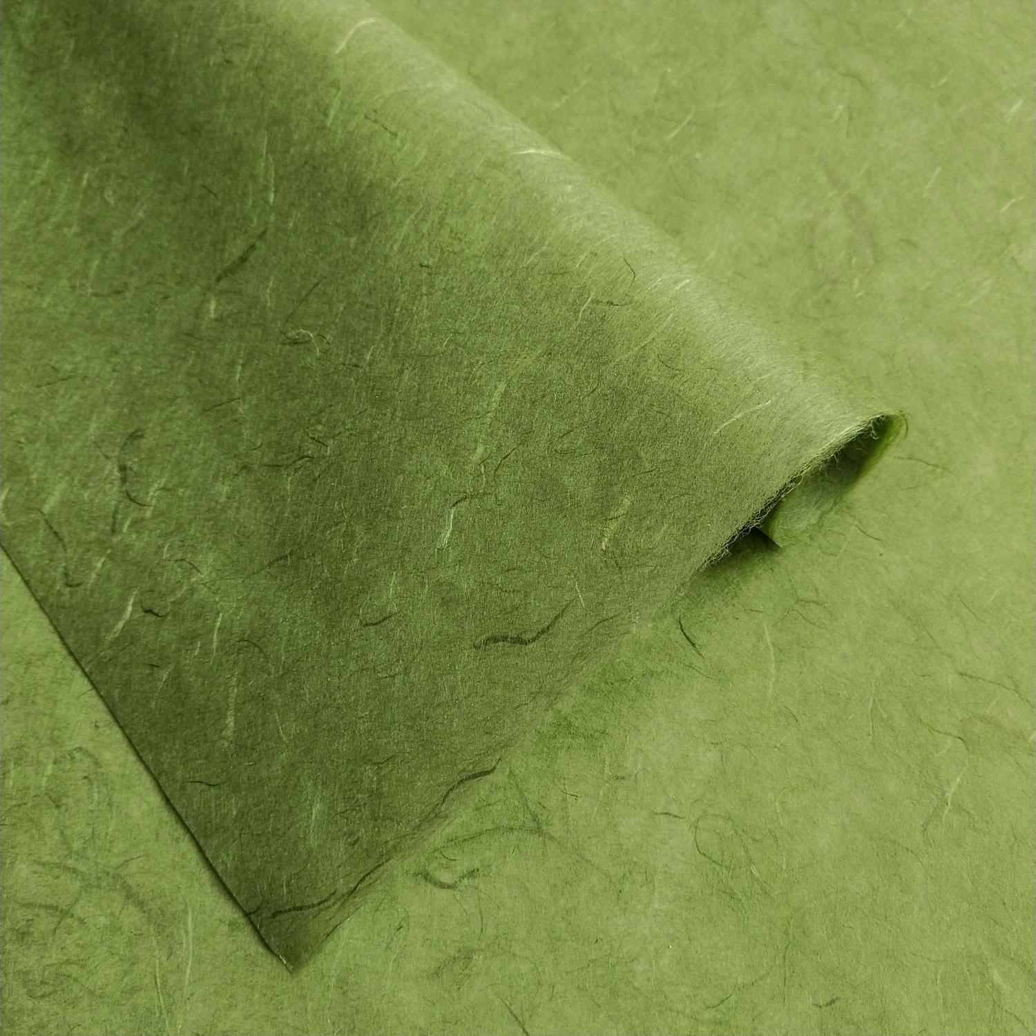 Unryu Kozo Paper (Fern Green) - Image 3
