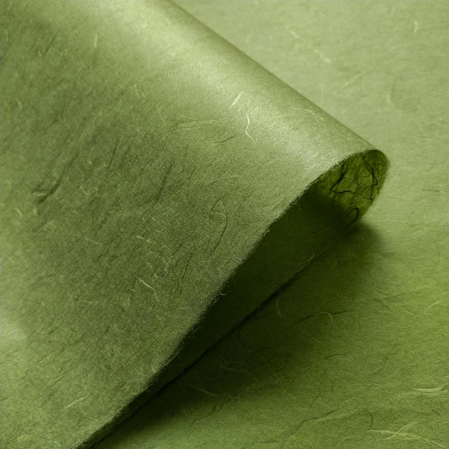 Unryu Kozo Paper (Fern Green) - Image 4