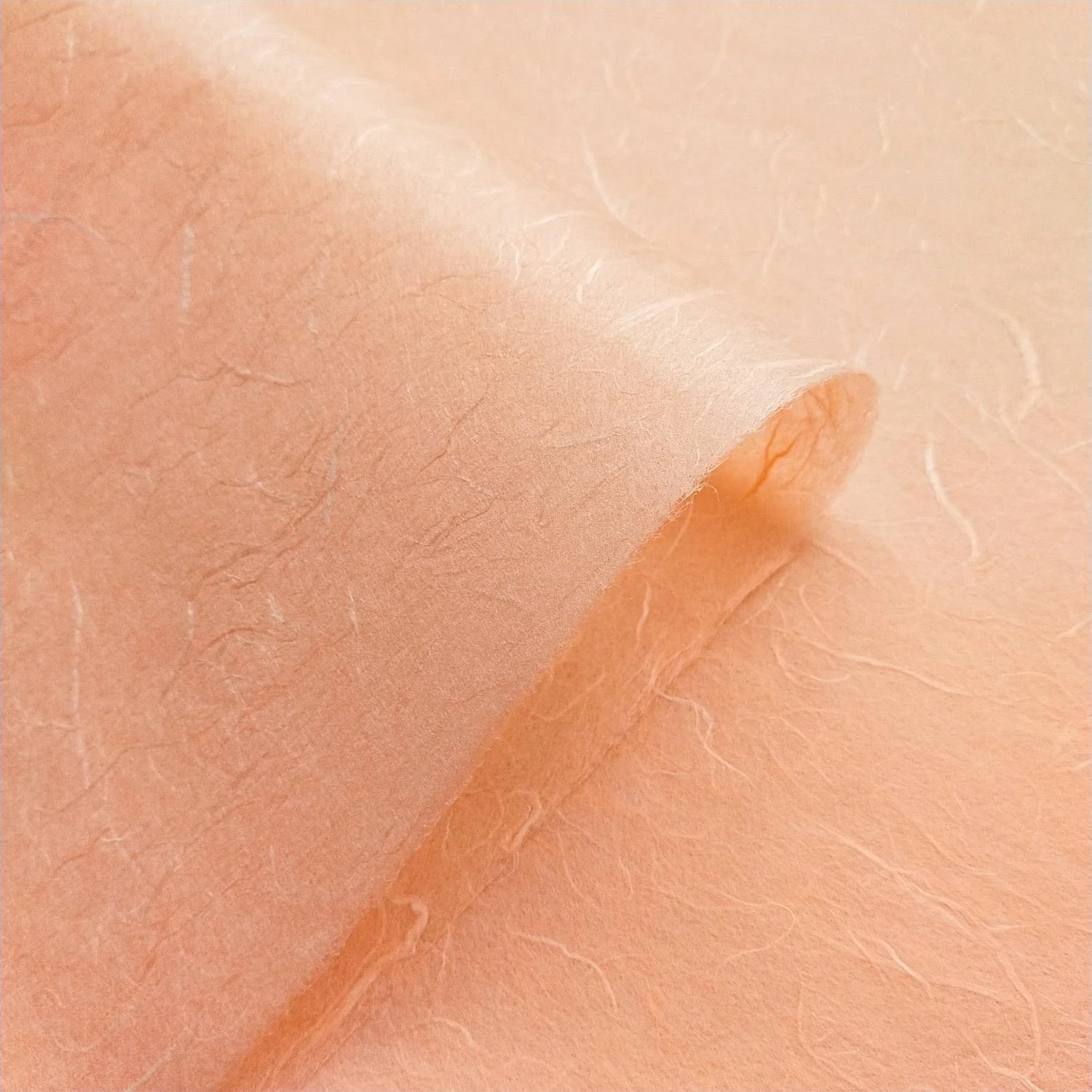 Unryu Kozo Paper (Salmon Orange) - Image 4