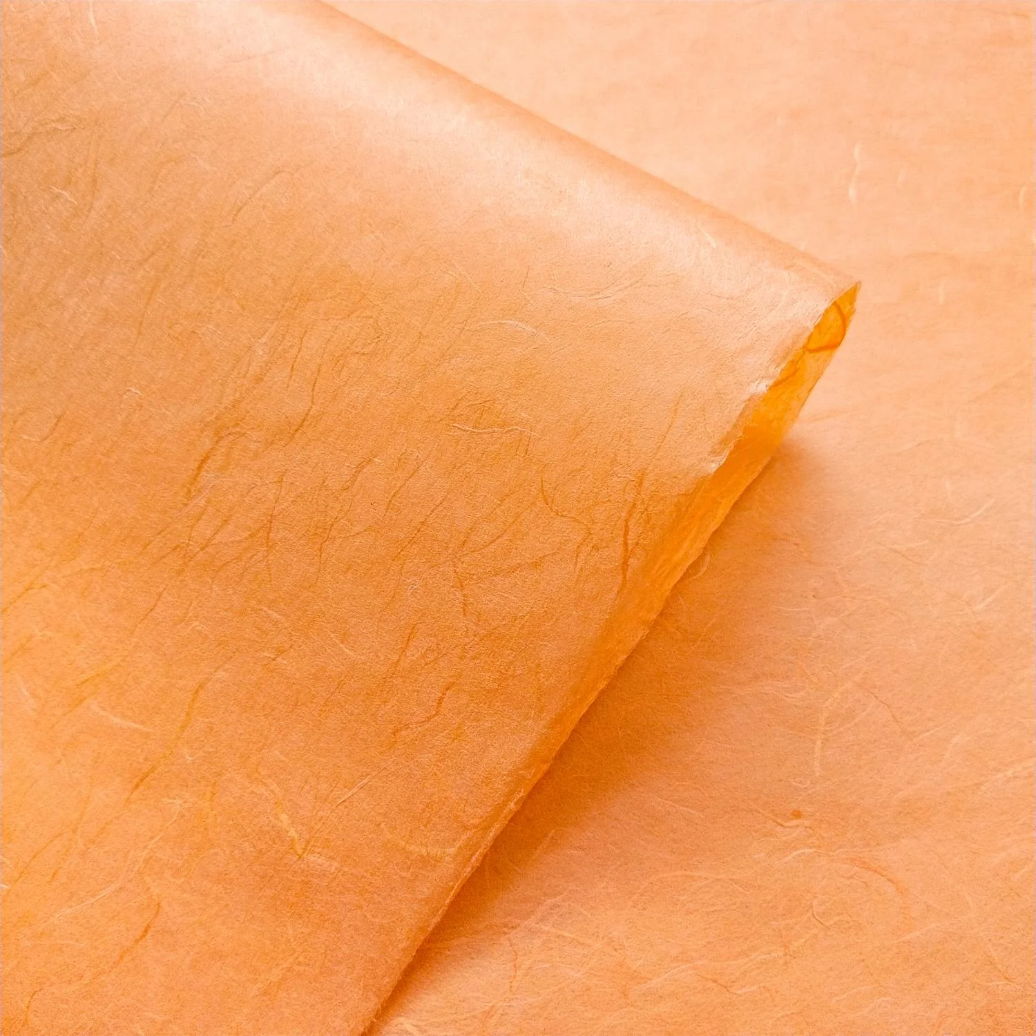 Unryu Kozo Paper (Tangerine Orange) - Image 4